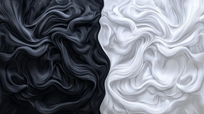 Un haut relief sculpture contemporain abstrait, jouant avec les textures et les formes organiques, éclairé de manière dramatique.